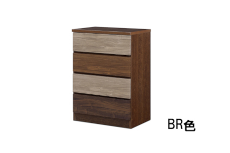 スリムチェスト ワルツ 幅60-4段 隙間収納【諸富家具】：B950-005