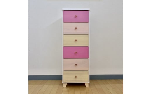 40チェスト6段 スプラウト【諸富家具】：B740-005