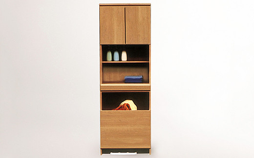 60幅ランドリー収納（NA）【諸富家具】：C139-009