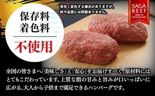 佐賀牛100％ハンバーグ 150g×6個：B190-035