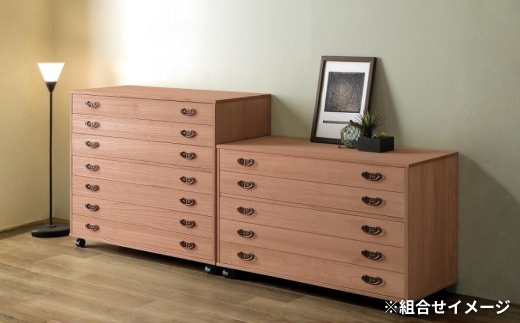 桐たんす 総桐柿渋染めチェスト PA-1007：C179-001