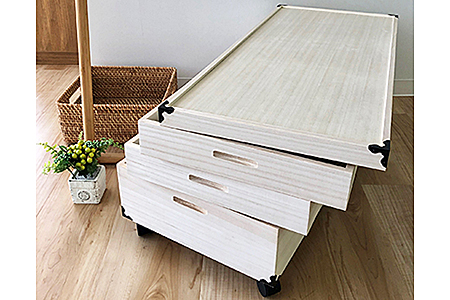 æ¡ããã ç§»åãæ¥œã
ãã£ã¹ã¿ãŒä»ãã®çç©åçŽ æ¡ç®±3段ïŒB650-001