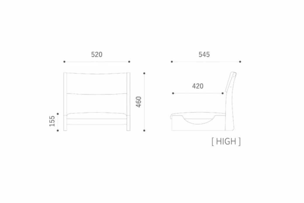 SUZU / HIGH《 NWH 》【諸富家具】：C143-010