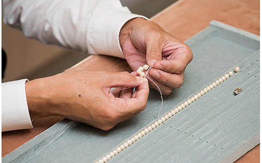 華やかアコヤベビーパールデザインピアス：C151-013