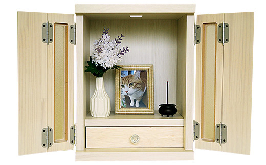 メモリアルボックス虹M（4枚戸）【諸富家具】：B550-001