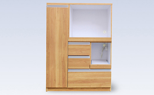 90レンジ台 クオーネ（NA）【諸富家具】：C139-004