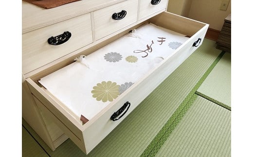 桐たんす 総桐衣裳チェスト HT-100幅5段C：C167-002