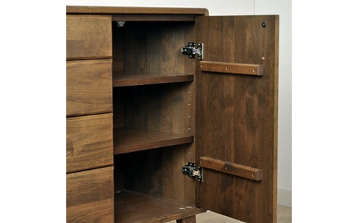 kumukumu120リビングボード　WN色【諸富家具】:C399-002