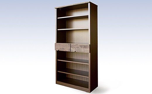 80書棚BR 無垢材を使用したチェスト【諸富家具】：C132-008