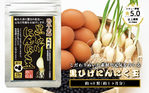新時代の手作り熟成・発酵黒ひげにんにく玉：B100-030