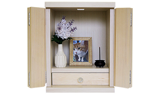 メモリアルボックス虹M（4枚戸）【諸富家具】：B550-001