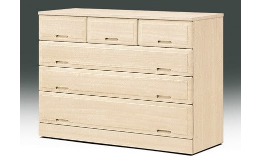 桐たんす 総桐クローゼット収納100幅4段 KC-400：C153-003