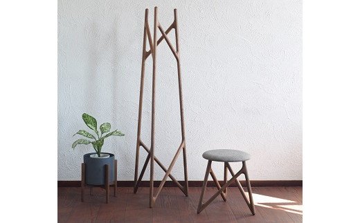 アール 46コートスタンド Oak【諸富家具】：C317-003