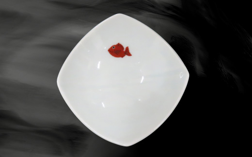 唐津の焼物 角しのぎ 豆皿 食器 贈り物