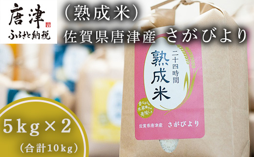 令和7年産 (熟成米) 佐賀県唐津産 さがびより 5kg×2(合計10kg) ご飯 ごはん 白米 お米 コメ