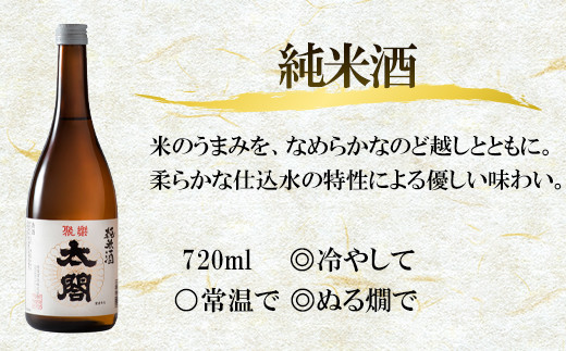 唐津地酒太閤 聚楽太閤純米酒と大人気の梅酒ファミリーセット 720ml各1本(計2本)