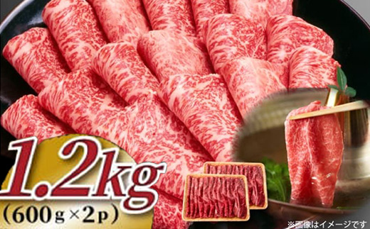 訳あり！《A4～A5》佐賀牛赤身霜降りしゃぶしゃぶすき焼き用 (肩・モモ) 1.2kg(600g×2p) 佐賀牛 赤身 しゃぶしゃぶ すき焼き 霜降り