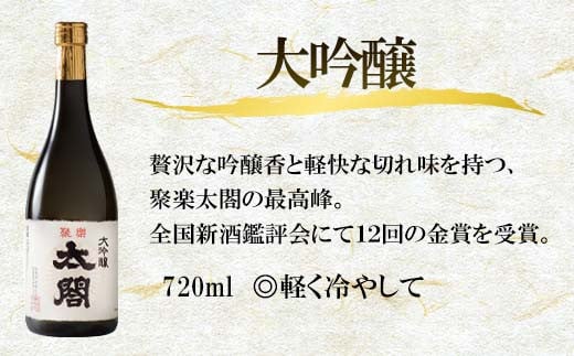 唐津地酒太閤 華やかな吟醸香と軽やかな味わい 山田錦38%精米 低温発酵 大吟醸酒 720ml 1本 日本酒 A-1