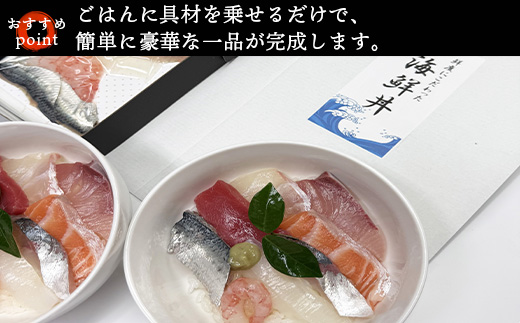 地魚を使った鮮度が自慢の海鮮丼(魚8種/酢飯150g×各2食) 急速冷凍 海鮮 夕食 簡単 解凍