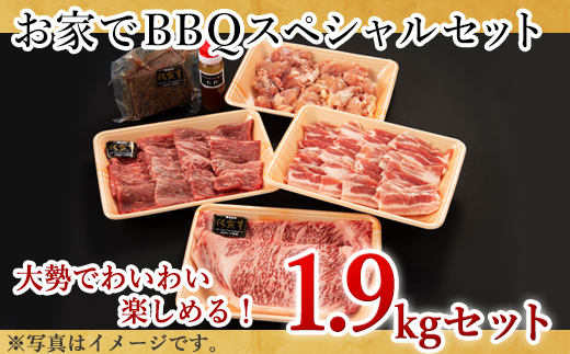 佐賀牛 華味鳥スペシャルBBQセット 5種(タレ付) 合計1.9kg 厳選 アウトドア 「2023年 令和5年」