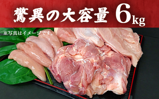 唐津市産 若鳥もも肉むね肉ささみ合計6kgセット 鶏肉 唐揚げ 親子丼 お弁当「2024年 令和6年」