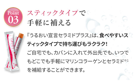 うるおい宣言セラミドプラスα マンゴー味 1箱 30本入 約1ヶ月 コラーゲンゼリー脂質ゼロ スティック