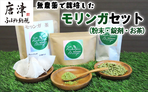 モリンガ (粉末500g・錠剤160粒・茶(1g×30袋)) お茶 スーパーフード モリンガパウダー ノンカフェイン サプリメント 無農薬