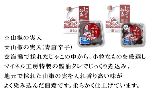 唐津自慢 じゃこの佃煮 3種類セット(山椒の実入・山椒の実入(青唐辛子)・落花生入)×各85g ご飯のお供 おかず おつまみ 詰合せ「2024年 令和6年」