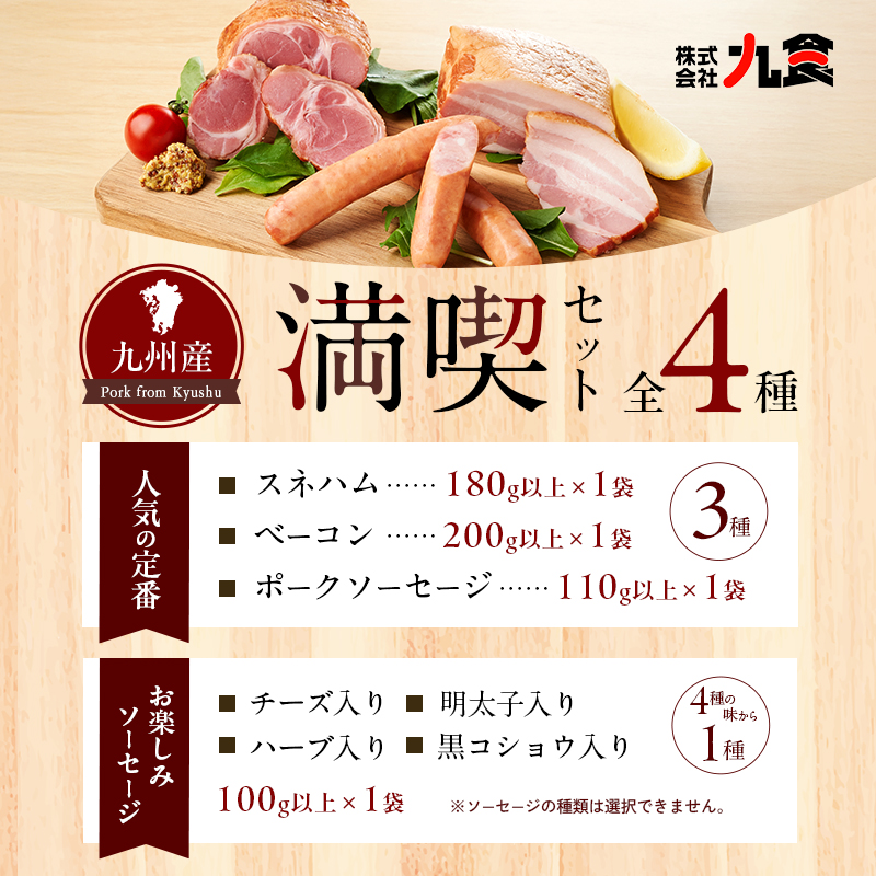 ふるさとセットR ハム ソーセージ 4種 お肉 ハム 
