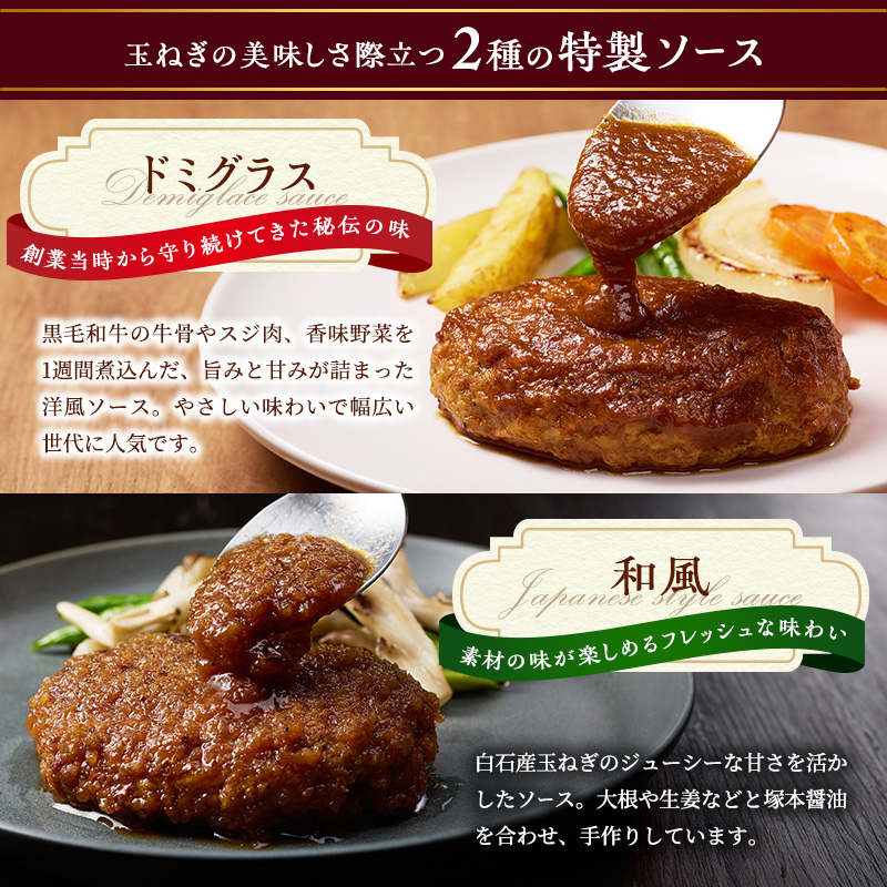 冷凍 九州産牛豚肉と佐賀産玉ねぎを使った手作りの味 ふわふわハンバーグ6個＆ビーフシチュー4個