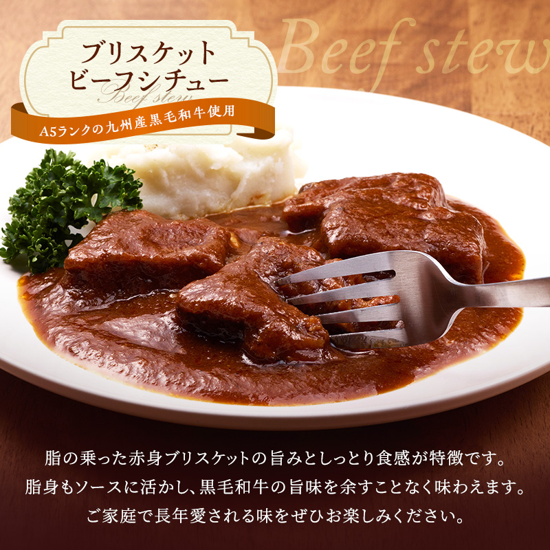冷凍 九州産牛豚肉と佐賀産玉ねぎを使った手作りの味 ふわふわハンバーグ6個＆ビーフシチュー4個