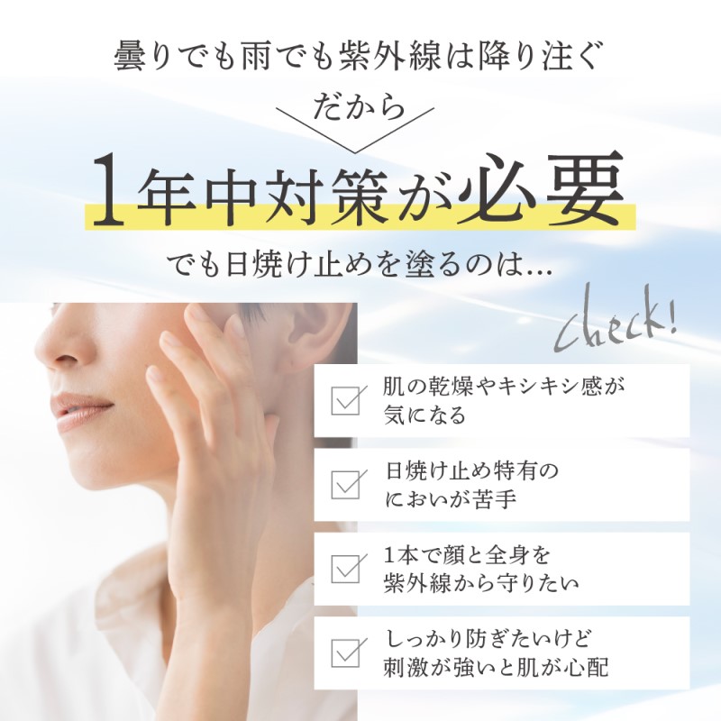 美容 ILUS 日焼け止めクリーム UVクリーム 50g 2個セット SPF50+/PA++++ ウォータープルーフ 顔 体 全身使える