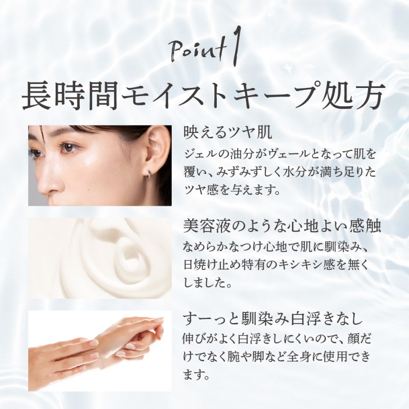 美容 ILUS 日焼け止めクリーム UVクリーム 50g 2個セット SPF50+/PA++++ ウォータープルーフ 顔 体 全身使える