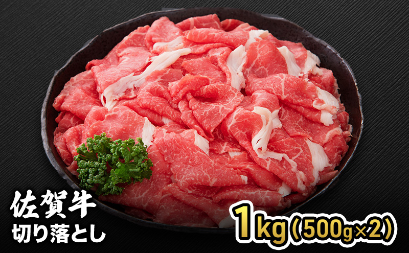 牛肉 佐賀産 和牛 切り落とし 1kg(500g×2) 牛 お肉 肉 ※配送不可:離島