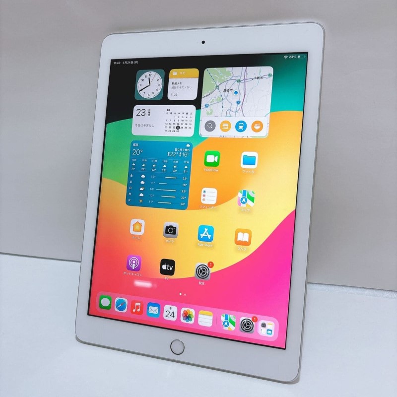 iPad 第6世代 32GB Wi-Fiモデル シルバー 中古 アイパッド