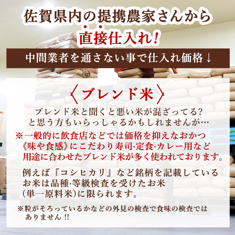 定期便 3ヶ月 訳あり 米 鳥栖市ふるさと納税限定がばいU米(うまい) 【無洗米】 5kg 五つ星お米マイスター厳選 (お徳用ブレンド米) 家庭用 生活応援 ※配送不可：離島