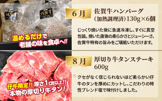 【偶数月に計６回】佐賀牛ステーキ定期便 _f-92