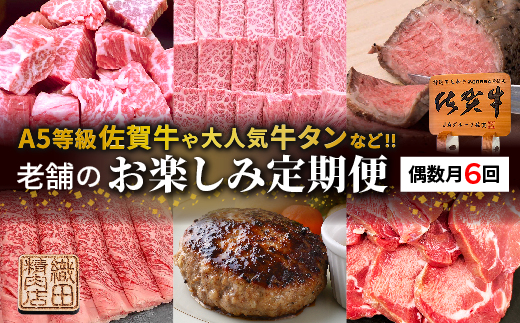 【偶数月に計６回】佐賀牛ステーキ定期便 _f-92