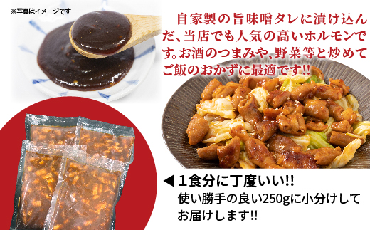 味付き 豚ホルモン _b-495