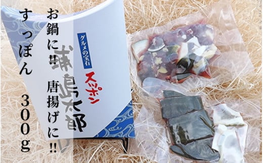 すっぽん鍋や唐揚げにお手軽な冷凍スッポン 合計300g _b-314