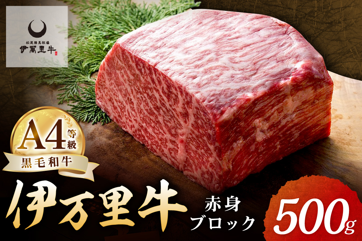 伊万里牛 赤身ブロック 500g ステーキローストビーフ BBQにおすすめ 007-J716