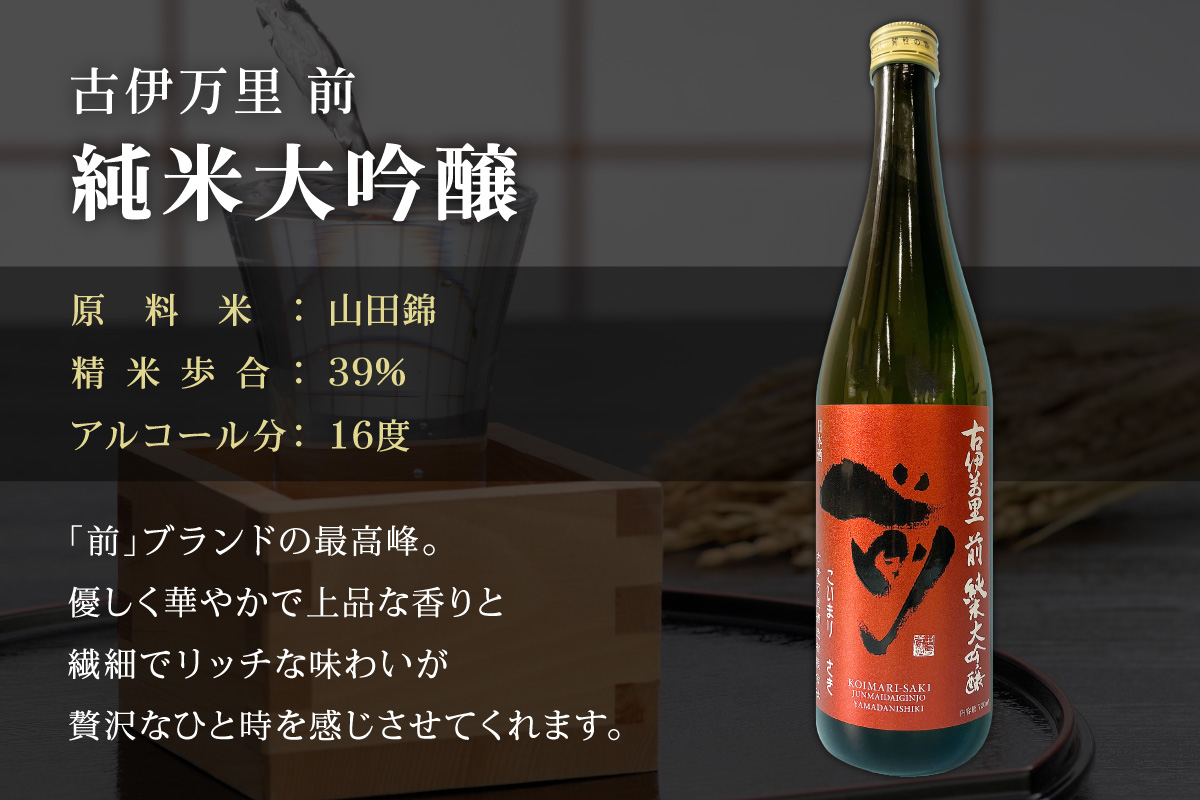古伊万里「前」 純米大吟醸、純米吟醸 720ml×2本 019-D222