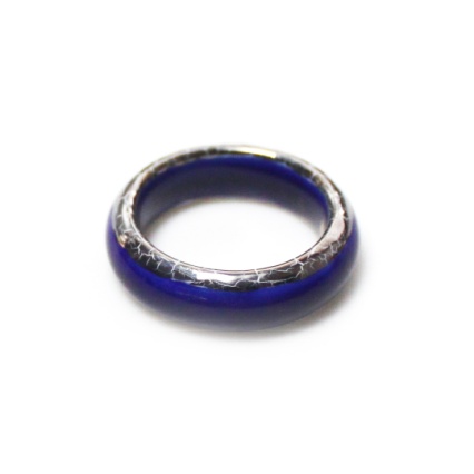 伊万里焼強化磁器指輪（瑠璃） H1016