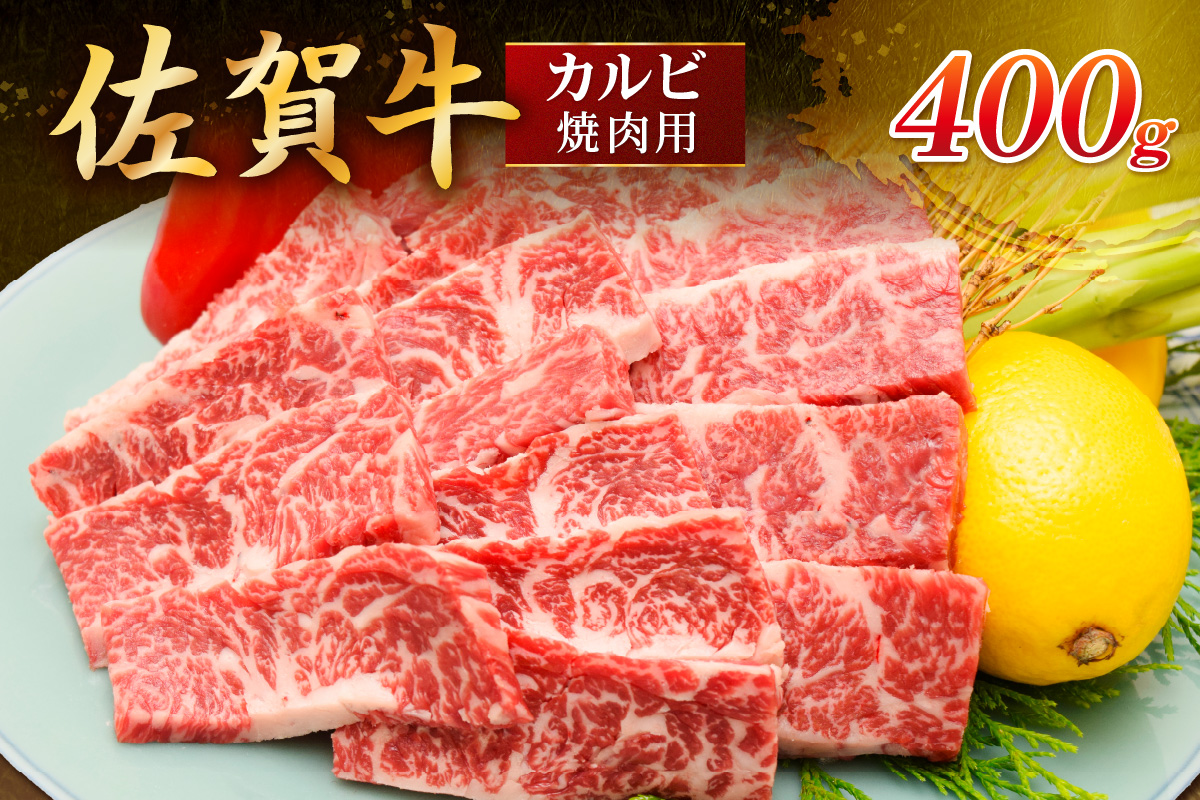 佐賀牛 カルビ 焼肉用 400g 149-J1814