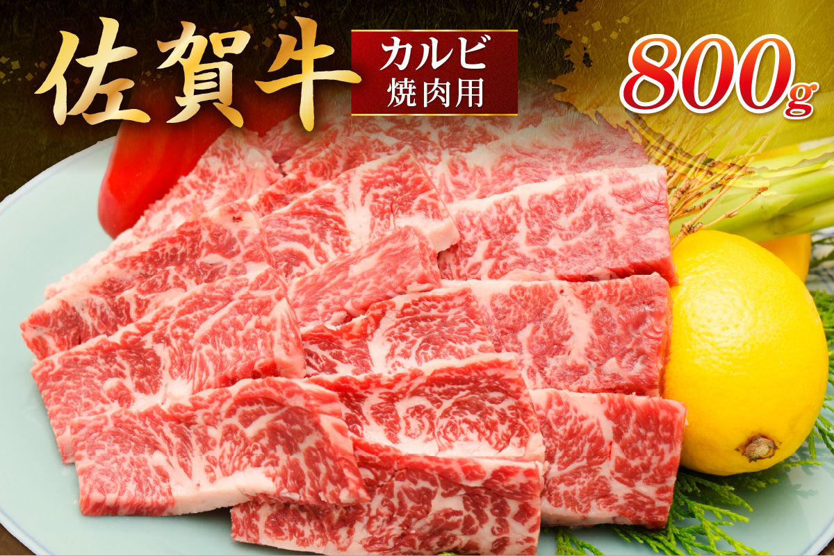 佐賀牛 カルビ 焼肉用 800g 149-J1816