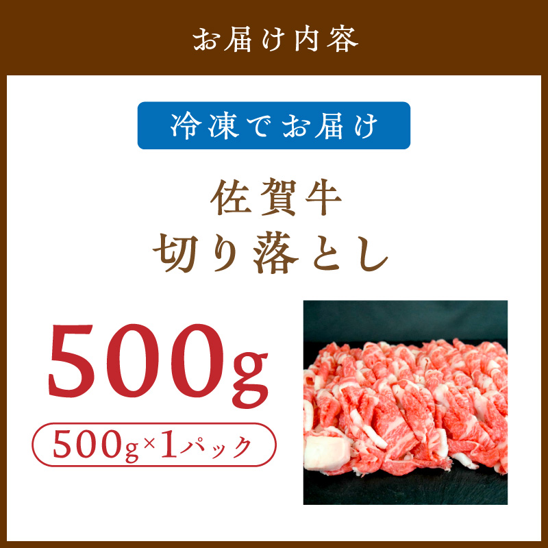佐賀牛 切り落とし 500g 149-J1978