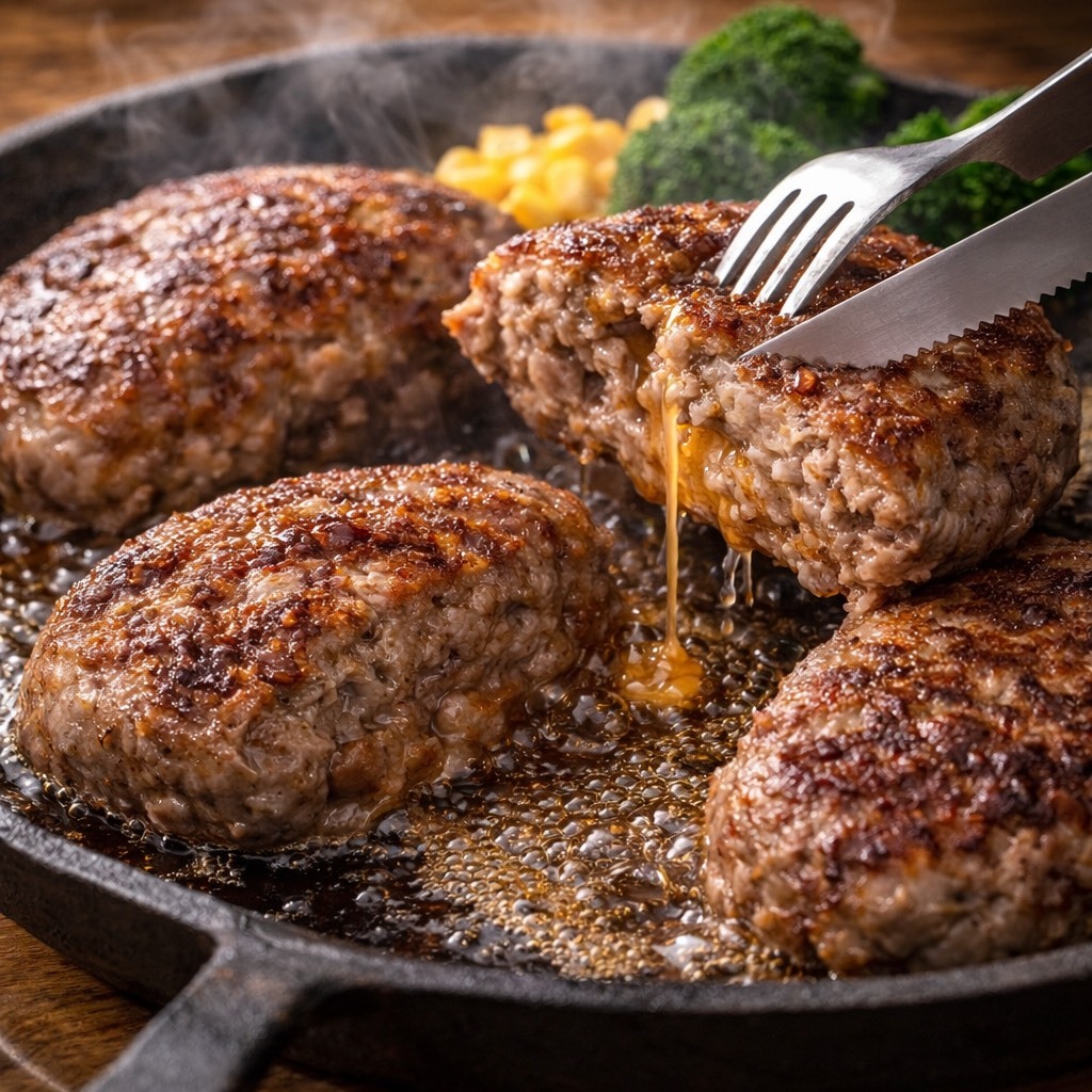 佐賀牛100％ お肉屋さんの手ごね ジューシー 生ハンバーグ　180g×10個 188-J1992