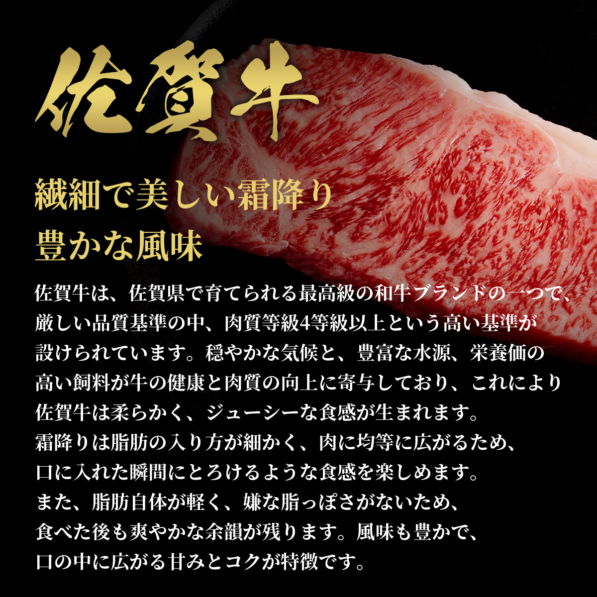 【和牛セレブ】佐賀牛 サ―ロインステーキ 200g 198-J1407