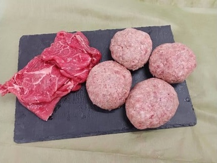 佐賀牛切り落とし 400g 佐賀牛ハンバーグ 130g×4個 212-J1794