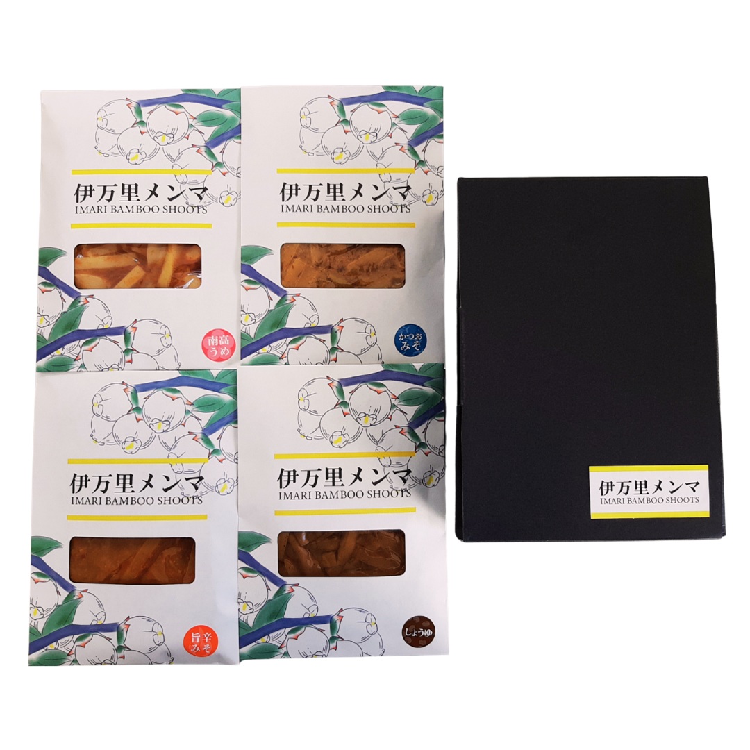 100%国産！伊万里メンマ食べ比べ4種セット 220-G316